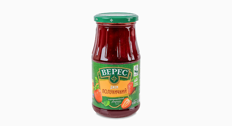 Джем полуничний, ТМ "Верес"