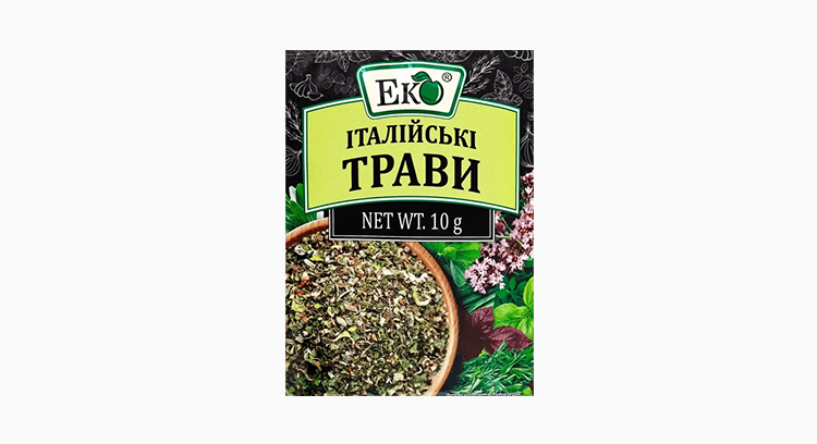 Приправа "Трави італійські", 10 гр