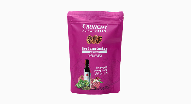 Рисові та кукурудзяні крекери Thyme Pomegranate «Crunchy Bites», 80г