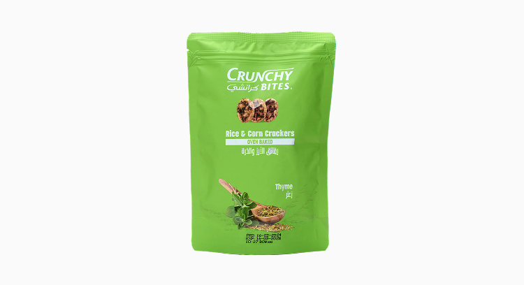 Рисові та кукурудзяні крекери Thyme «Crunchy Bites», 80г